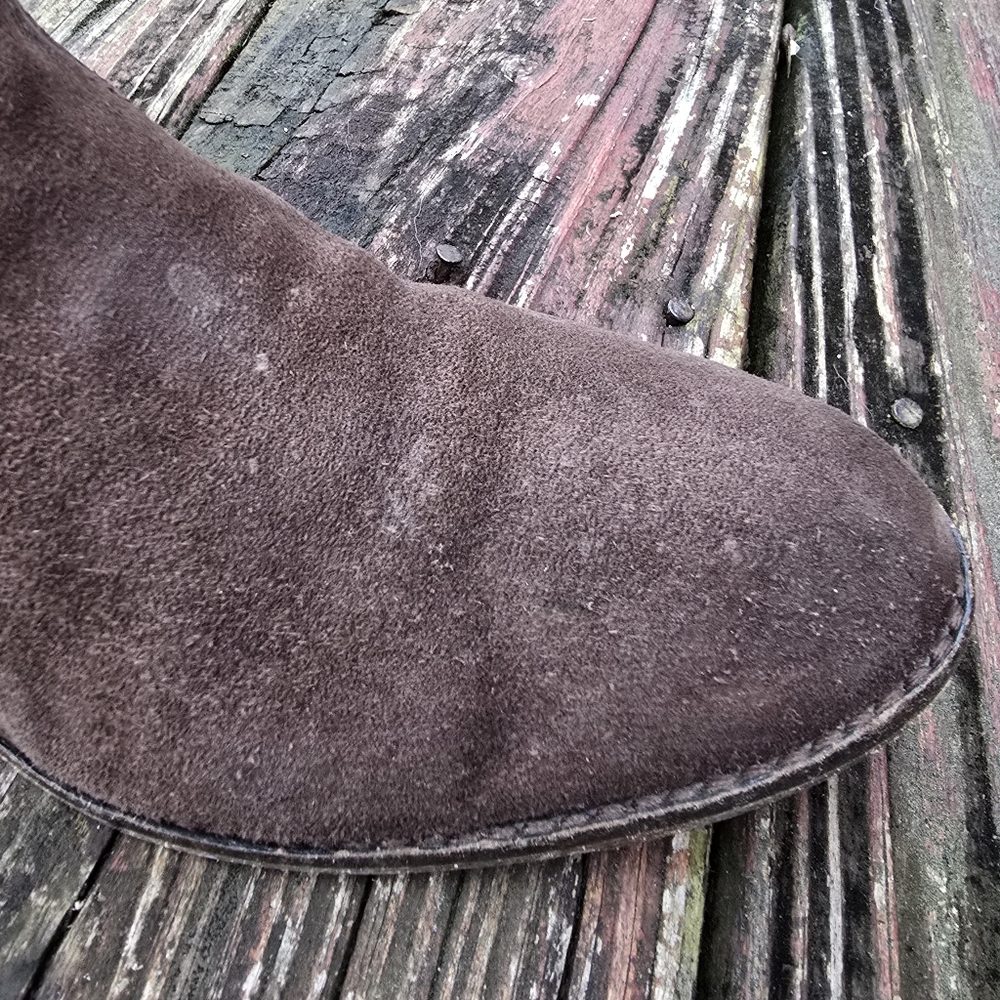 Spirit By Lucchese, Womens, Annie, Brown Suede, Riding Boots, Size 9M - Picture 8 of 15